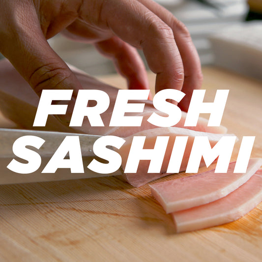 Delicious and Fresh Sashimi - Premium Grade Raw Fish Slices by DIY COOKINGS