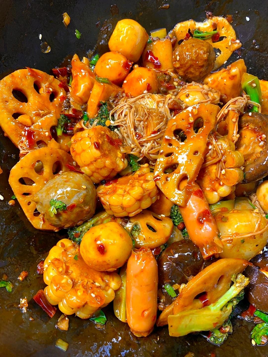 Chinese Mala Xiang Guo Authentic Spicy Sichuan Stir-Fry