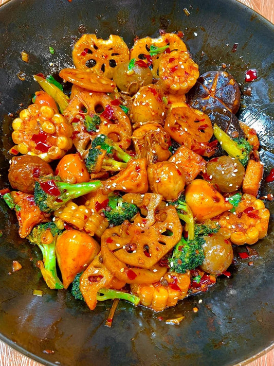 Chinese Mala Xiang Guo Authentic Spicy Sichuan Stir-Fry