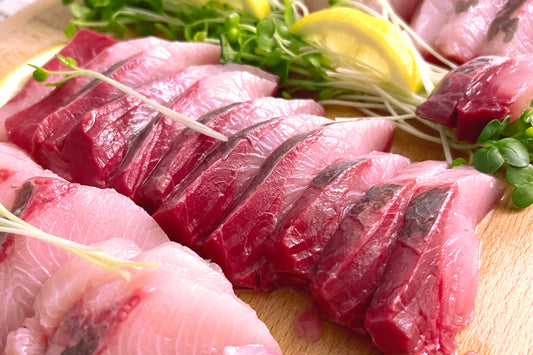 Japanese Yellowtail Sashimi graded by DIY COOKINGS